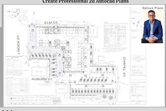 create professional 2d autocad plans