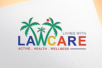 design eco natural landscape medical healthcare doctor logo