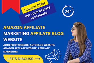 create amazon affiliate website or autopilot affiliate marketing website