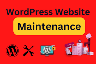be your webmaster with wordpress website maintenance and your remote IT guy