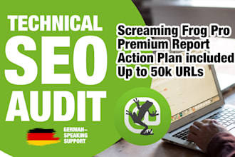 do technical SEO audit report with screaming frog pro