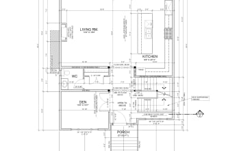 draw architecture floor plans in autocad 2d