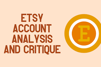 analyze your etsy shop and provide expert SEO audit and critique