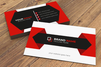 service modern professional minimalist business card design