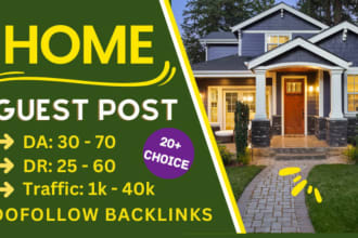 write a guest post on a home improvement blog