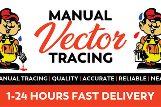 perfectly trace logo or image in vector