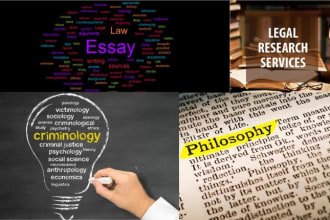 provide original law essays legal research criminology philosophy writings