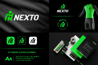 create logo and brand identity or brand style guides