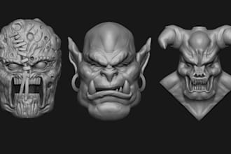 sculpt high quality 3d models for 3d printing
