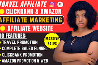 promote travel affiliate website clickbank affiliate marketing sales funnel