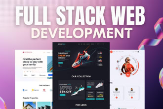 develop full stack website, web app as mern stack developer