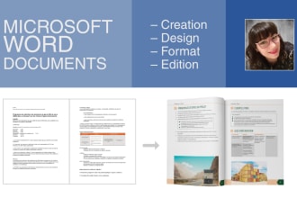 do ms word document formatting, design, editing and cleaning