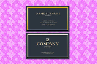modern minimalist luxury business card id card design