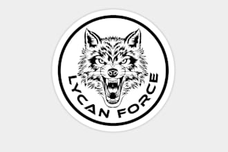 design high quality werewolf logo for your business with 24 hours