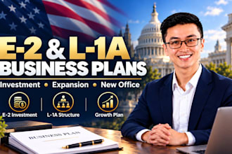 prepare your e2 visa or l1a new office business plan