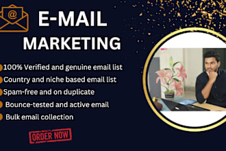 valid niche targeted email list and collect targeted real audience active email
