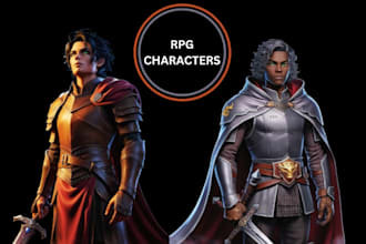 create a concept art of your rpg character
