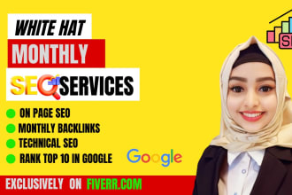 do monthly SEO service rank your website first page  google