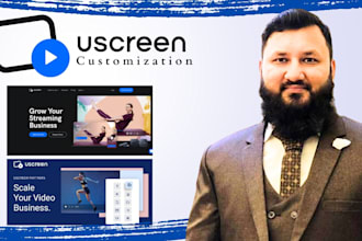 uscreen custom development and uscreen website design