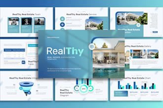 design real estate pitch deck presentation within 24 hours