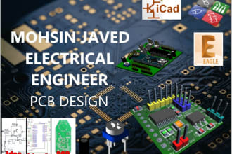 do pcb design, circuit and schematic drawing for you