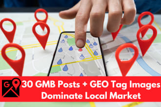 do 30 gmb posts with geo tag images to dominate local SEO