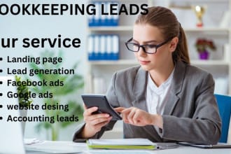 generate highly exclusive bookkeeping leads accounting bookkeeping via facebook