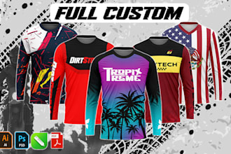 design cool motocross or off road jersey shirt