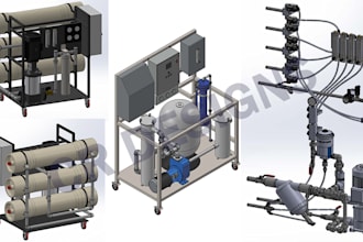 do product designs and 3d industrial designs with solidwork