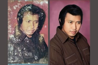 restore, colorize, and enhance your old photo
