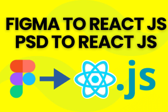 convert figma design to react js with tailwind CSS