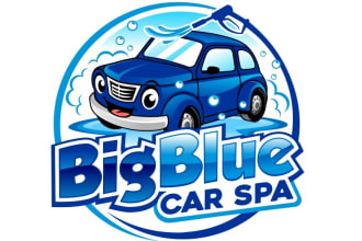 design unique car spa logo with 24 hours delivery