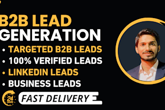 do targeted b2b lead generation, prospect list building, and email finding