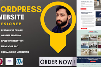 design professional wordpress website in low budget
