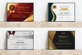 do certificate design, gift certificate, certificate of award