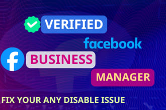 create your verified facebook business manager and meta ads