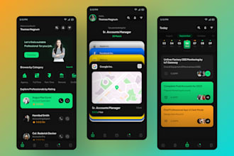 design mobile app UX UI using figma or xd