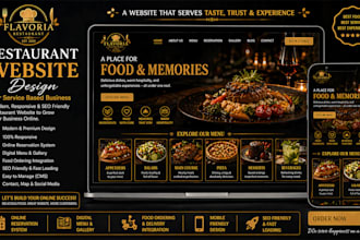 create food fizza grocery food supplie cafa restaurant website
