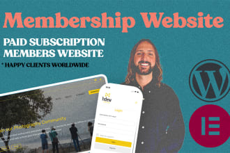 design profitable membership website with wordpress