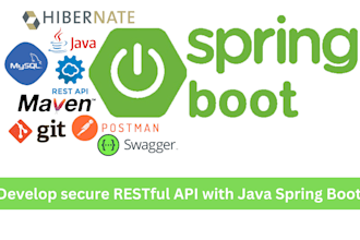 develop microservices using java, spring boot, and rest apis