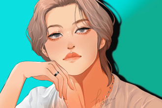 draw kpop fan art or you in my style