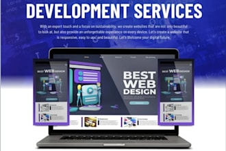 do website development, with multiple features and tools