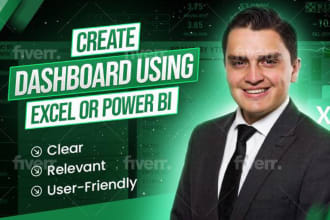 create a dashboard using excel or power bi