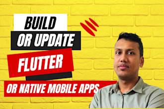 develop flutter apps from figma designs for android app and ios app