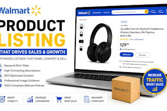 create and optimize walmart product listings and wfs