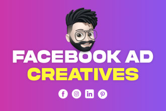 design images for facebook ads, instagram ads, linkedin ads, google ads