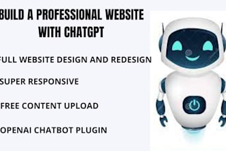develop your website with chatbot, chatgpt, botpress ai integration