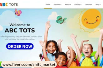 build kindergarten daycare preschool childcare ims elearning education website
