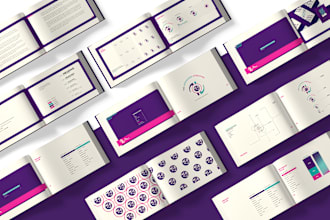 create a unique branding kit  that contains brand guidelines and brand identity