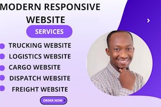 build professional trucking, 3pl, dispatch, hauling, cargo, logistics websites
